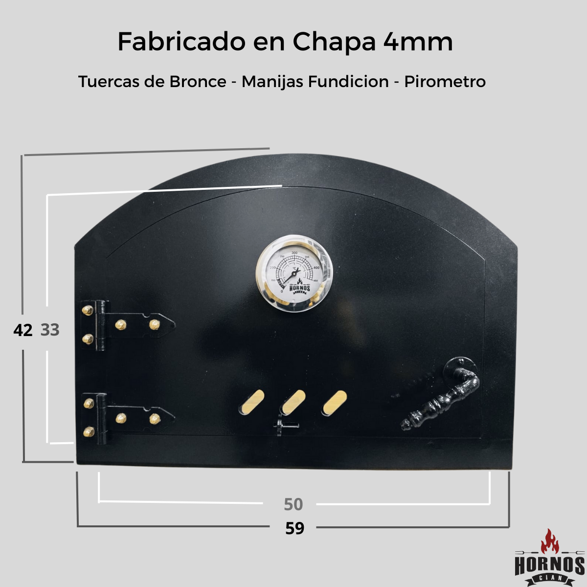 Puerta Horno Barro - Imagen 3